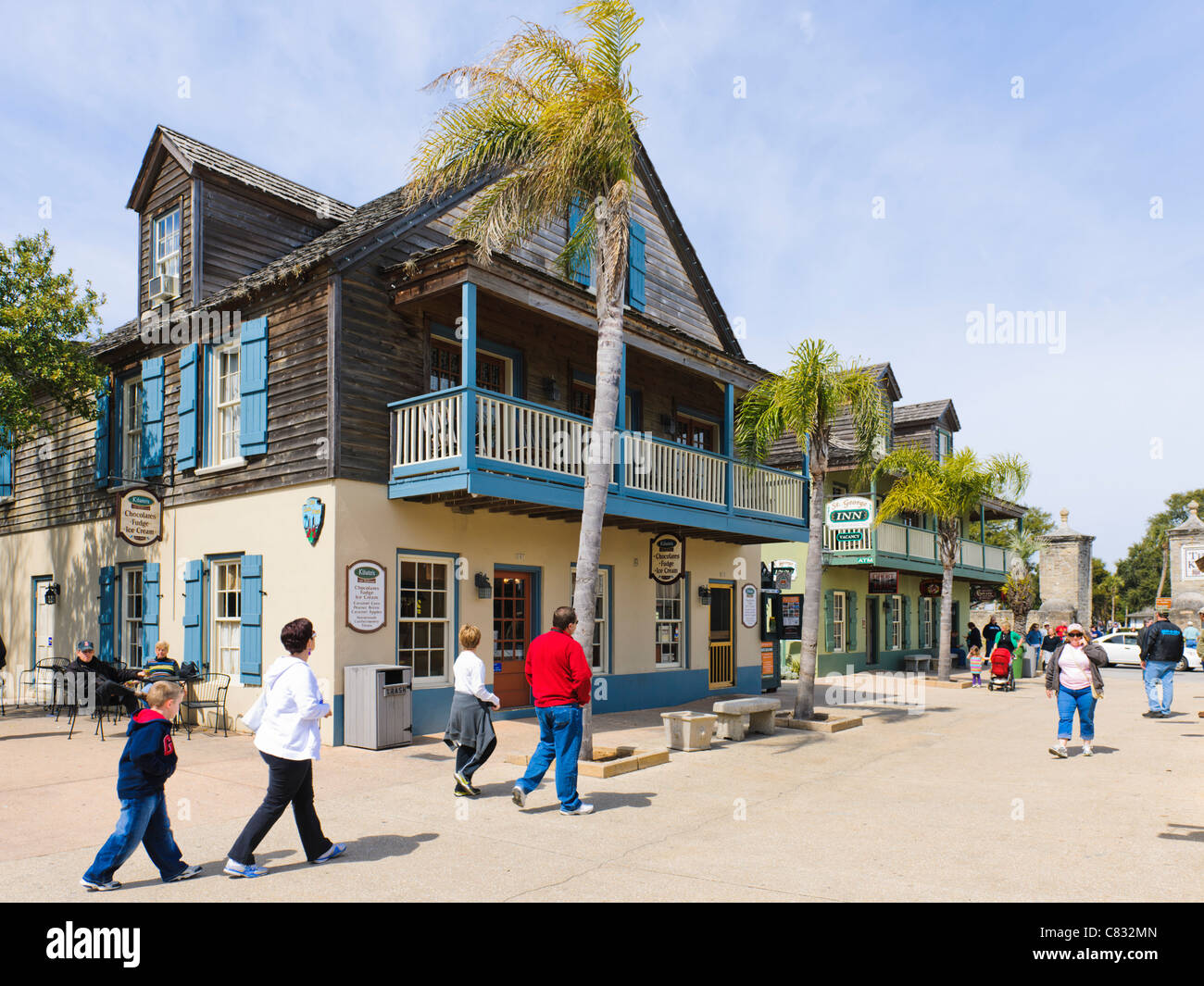 St Georges Street, St Augustine Stock Photo