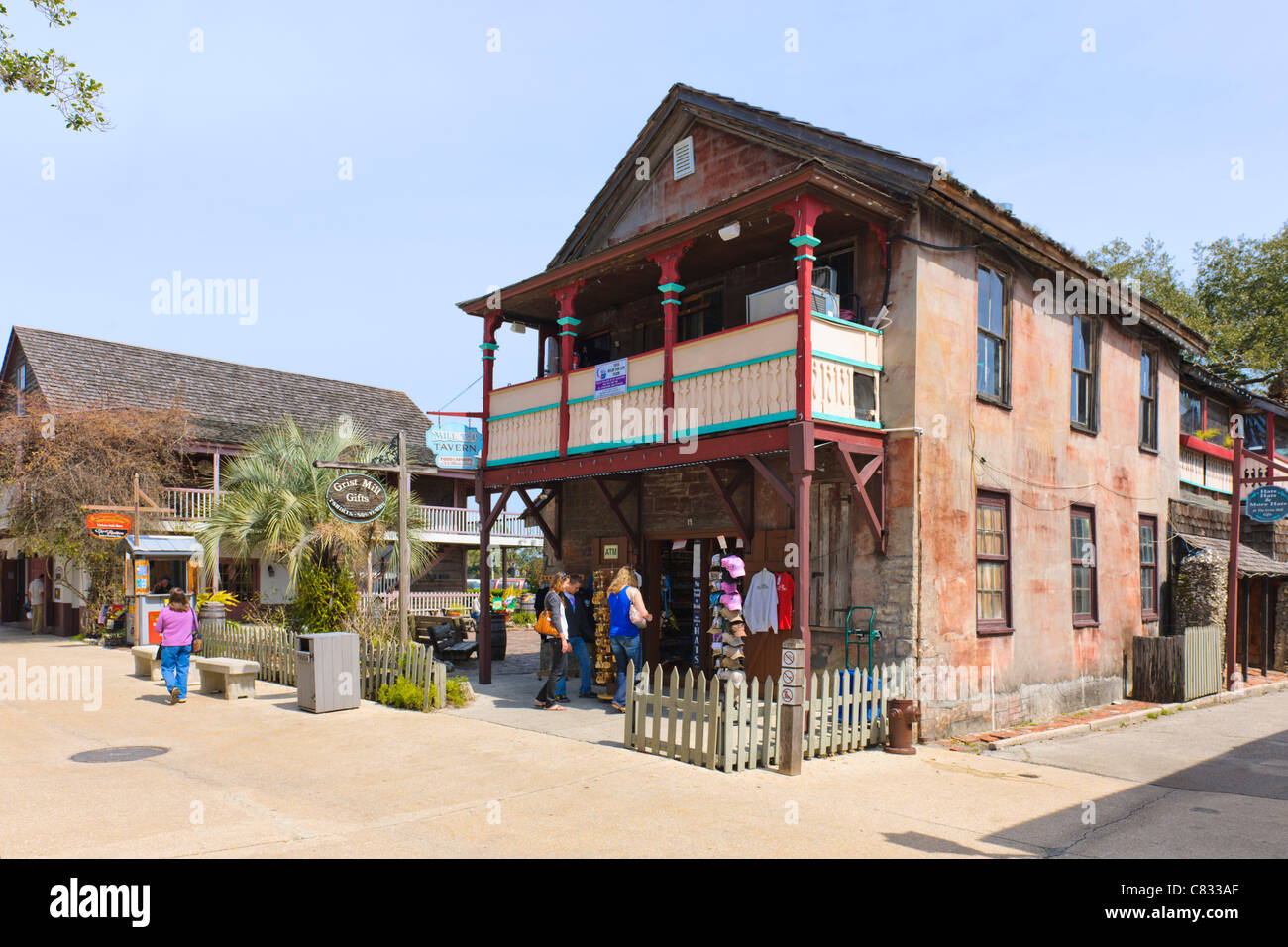 St Georges Street, St Augustine Stock Photo