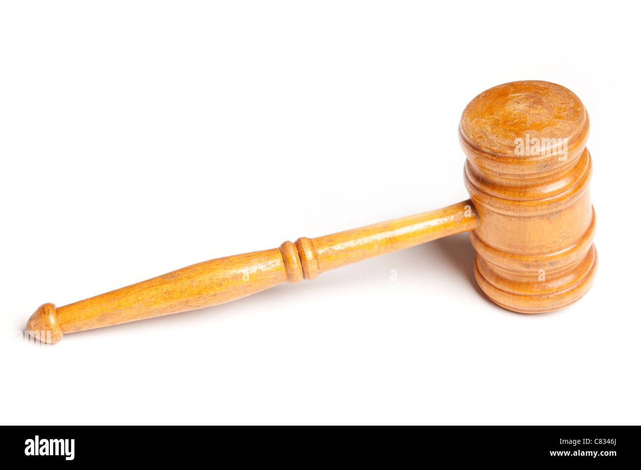 antique wooden gavel Stock Photo Alamy