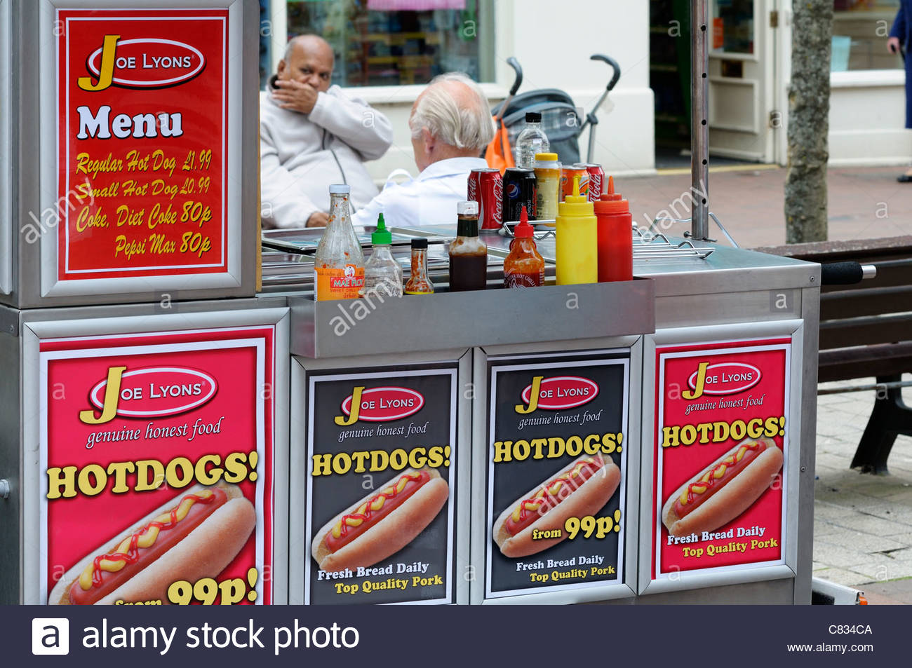 Hot Dogs Street Vendor Stock Photos & Hot Dogs Street Vendor Stock