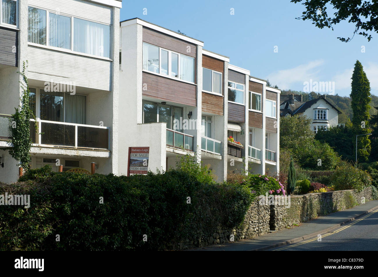 Ugly holiday apartments on Lake Road, BownessonWindermere, Lake