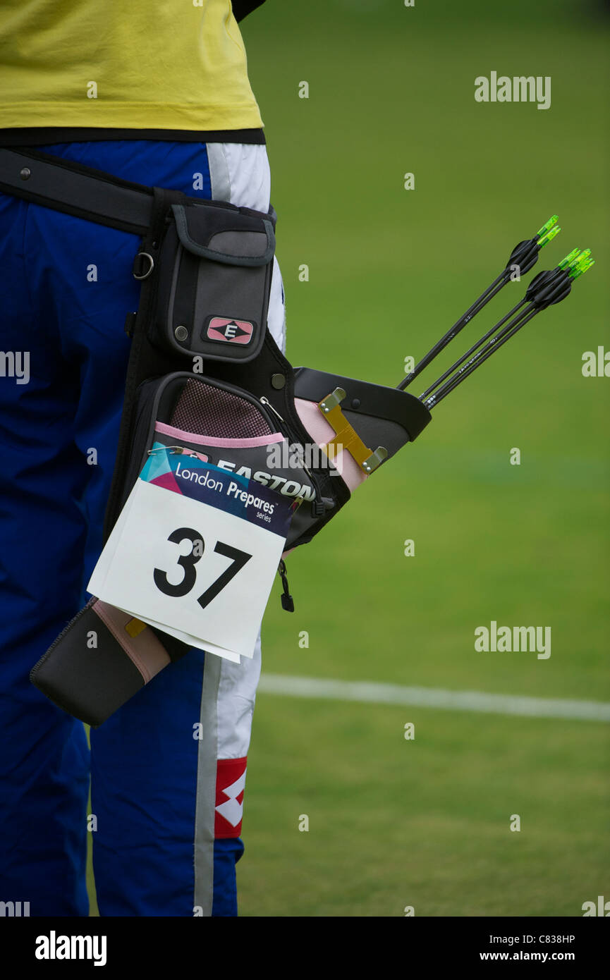 Archers quiver, London Archery Classic, part of the LOndon Prepares