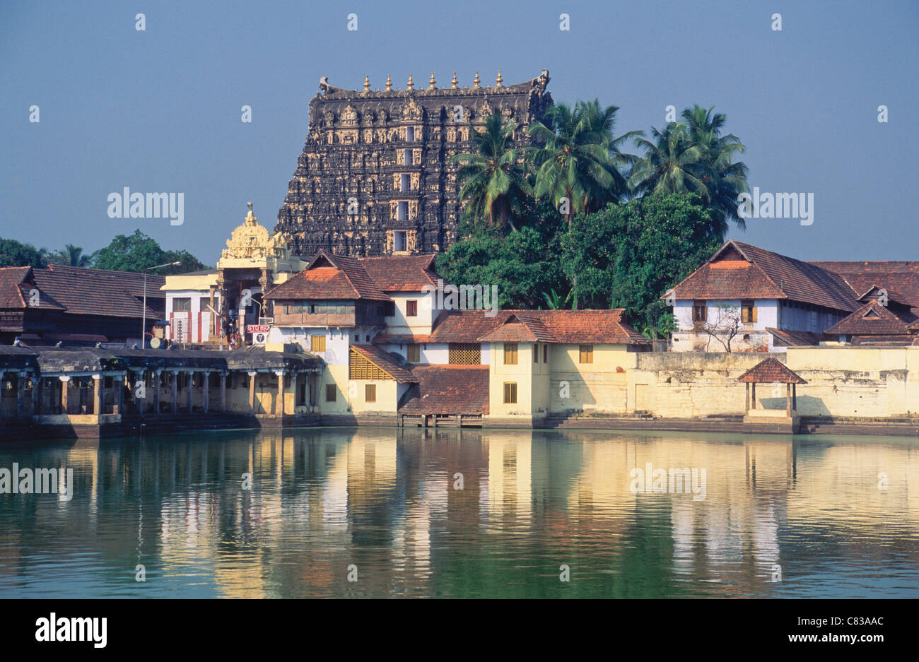 Hindu Temple in Trivandrum Stock Photo Alamy