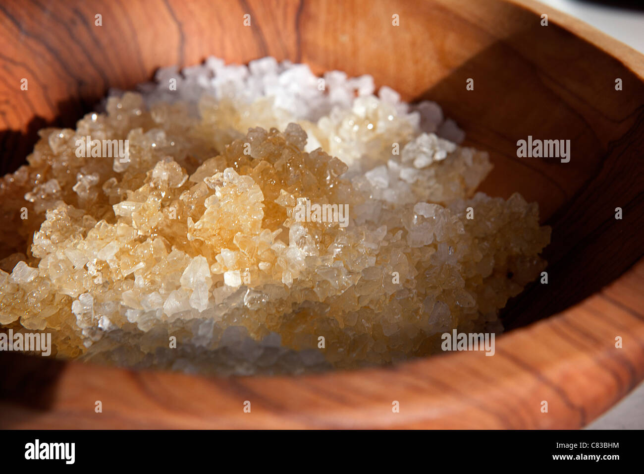 Close up of bowl of sugar Stock Photo