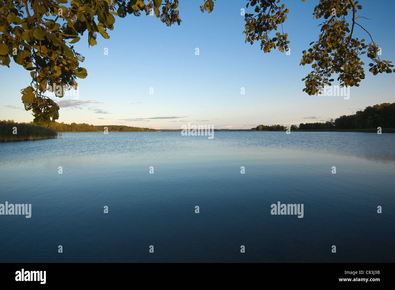 View Of The Lake Taken Just Before Sunset Stock Photo Alamy view-of-the-lake-taken-just-before-sunset-stock-photo-alamy