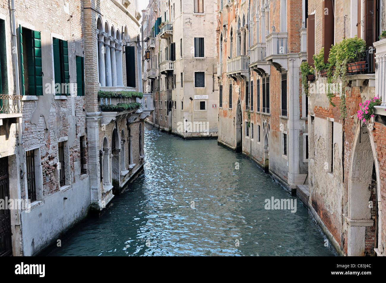 Typical venetian canal hi-res stock photography and images - Alamy