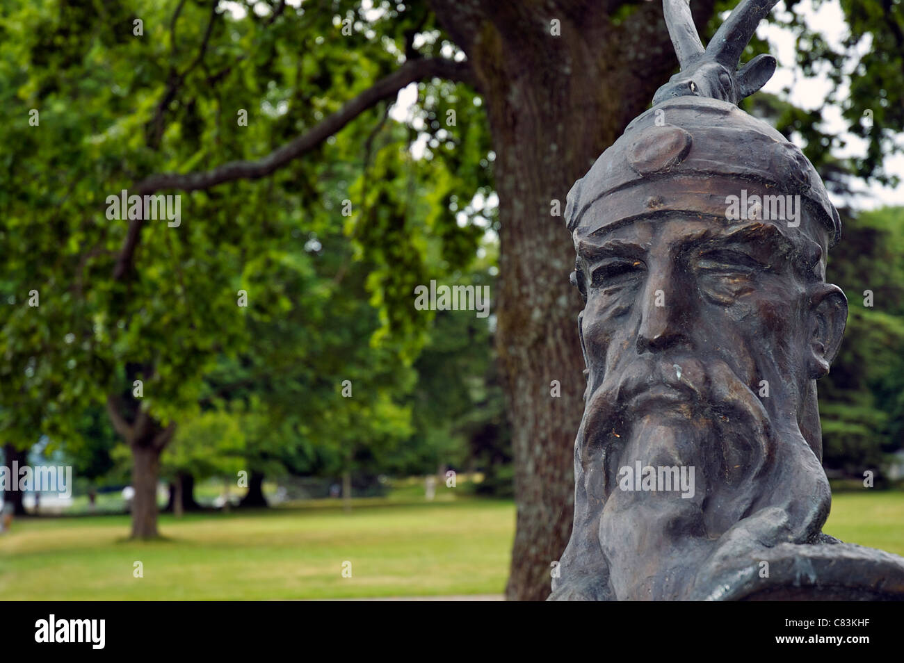 Sculpture of Skanderbeg, Geneva, Switzerland Stock Photo Alamy