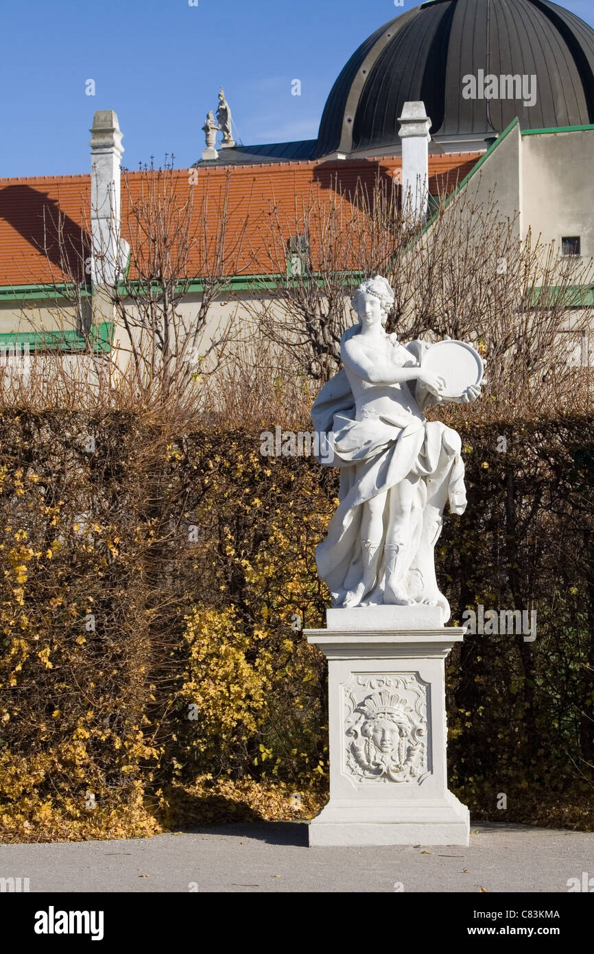 A statue in Belvedere, Vienna Stock Photo - Alamy