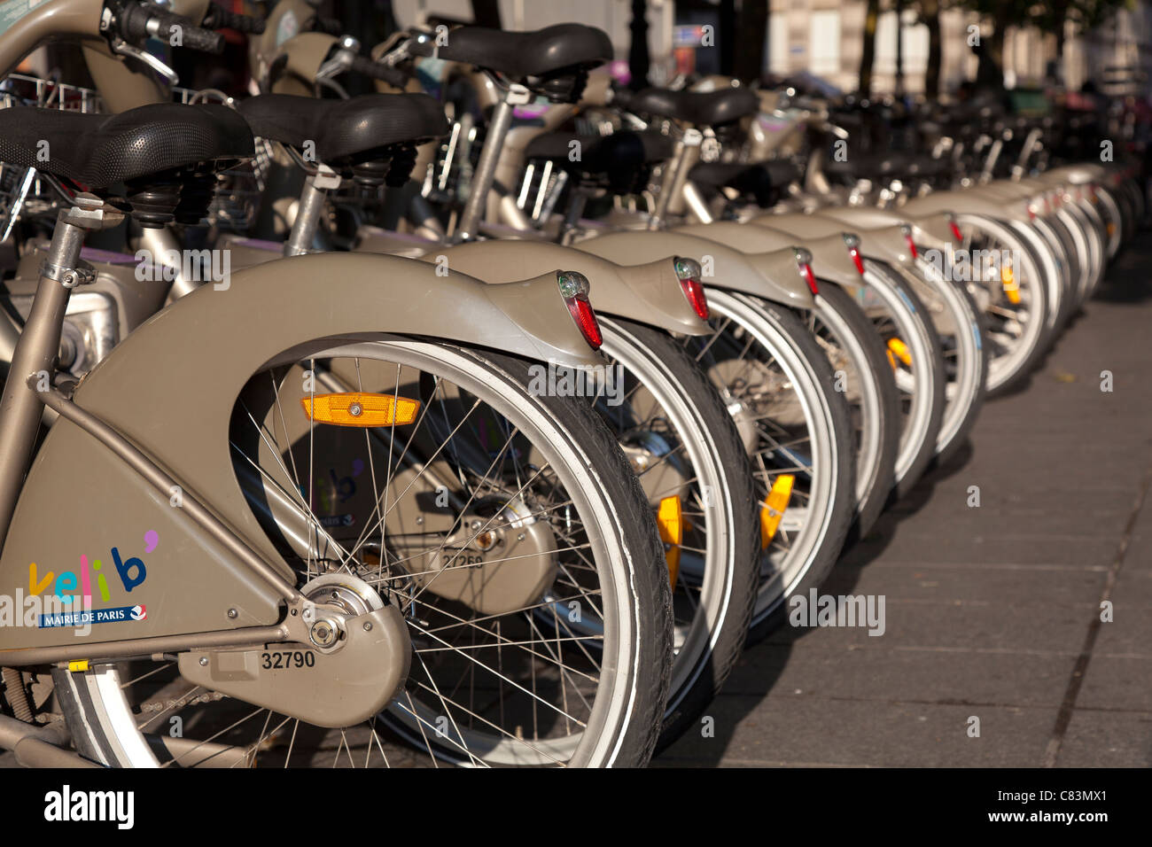 Bikes in Paris, France Stock Photo Alamy