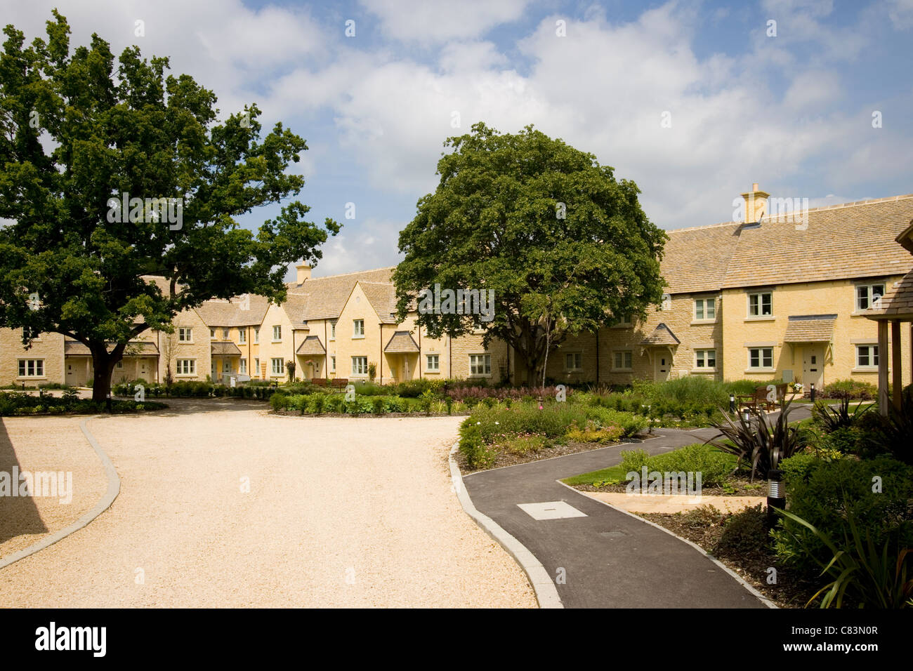 New retirement housing development in Cirencester, Gloucestershire, UK