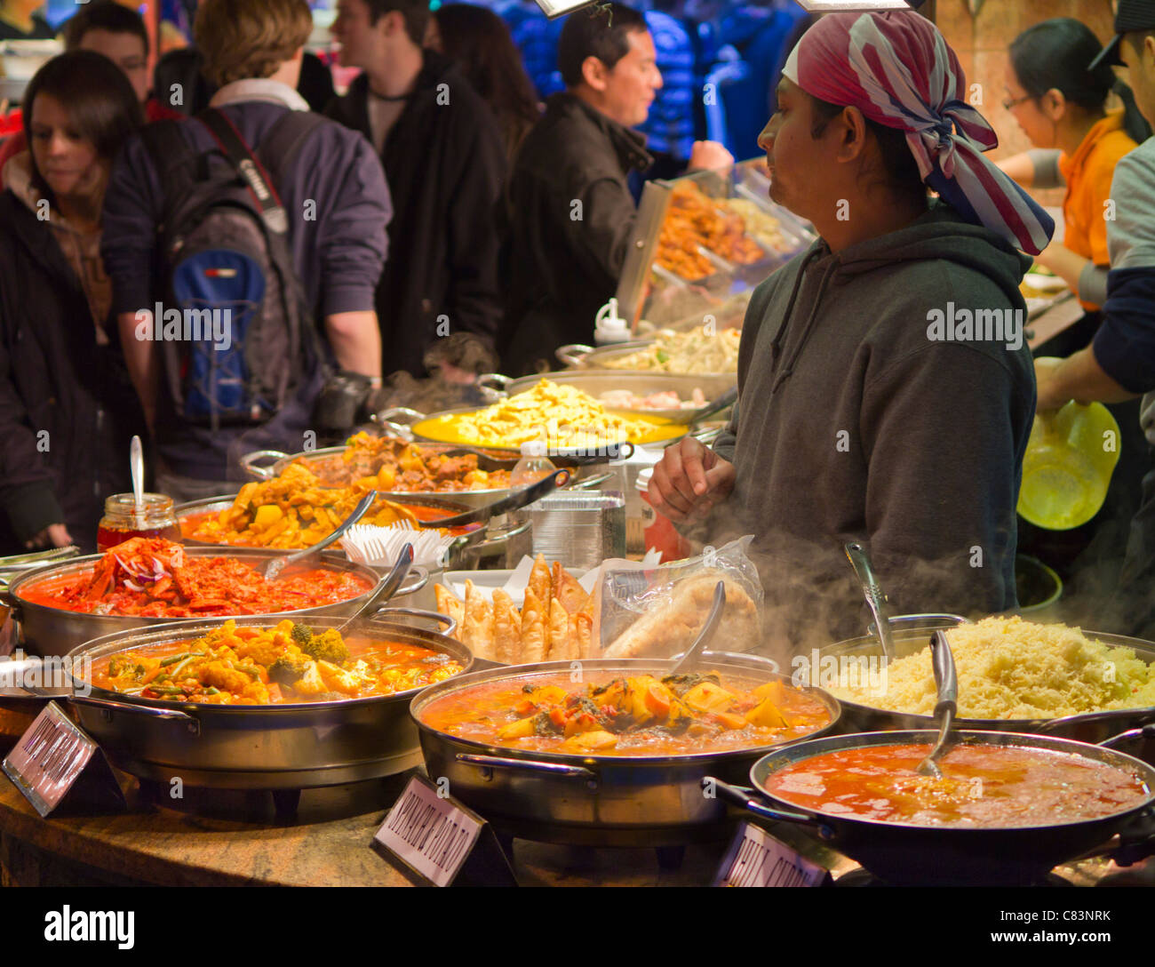 Indian food stall hires stock photography and images Alamy