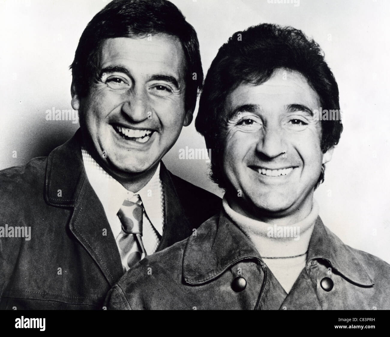 MIKE AND BERNIE WINTERS - English comedy double act with Mike at right about  1965 Stock Photo