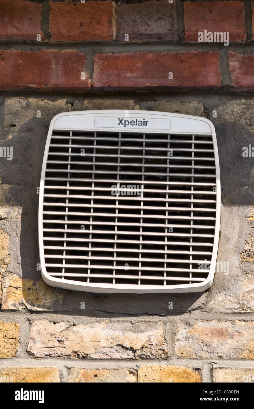 Xpelair exterior extractor fan air vent. View from the front. Close up  Stock Photo - Alamy