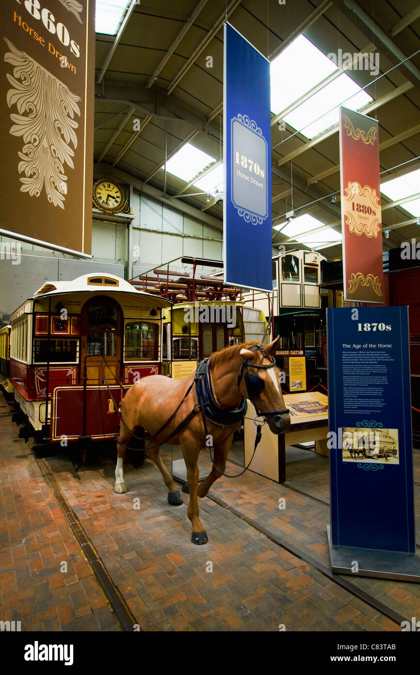 Crich Tramway Museum Derbyshire UK Stock Photo