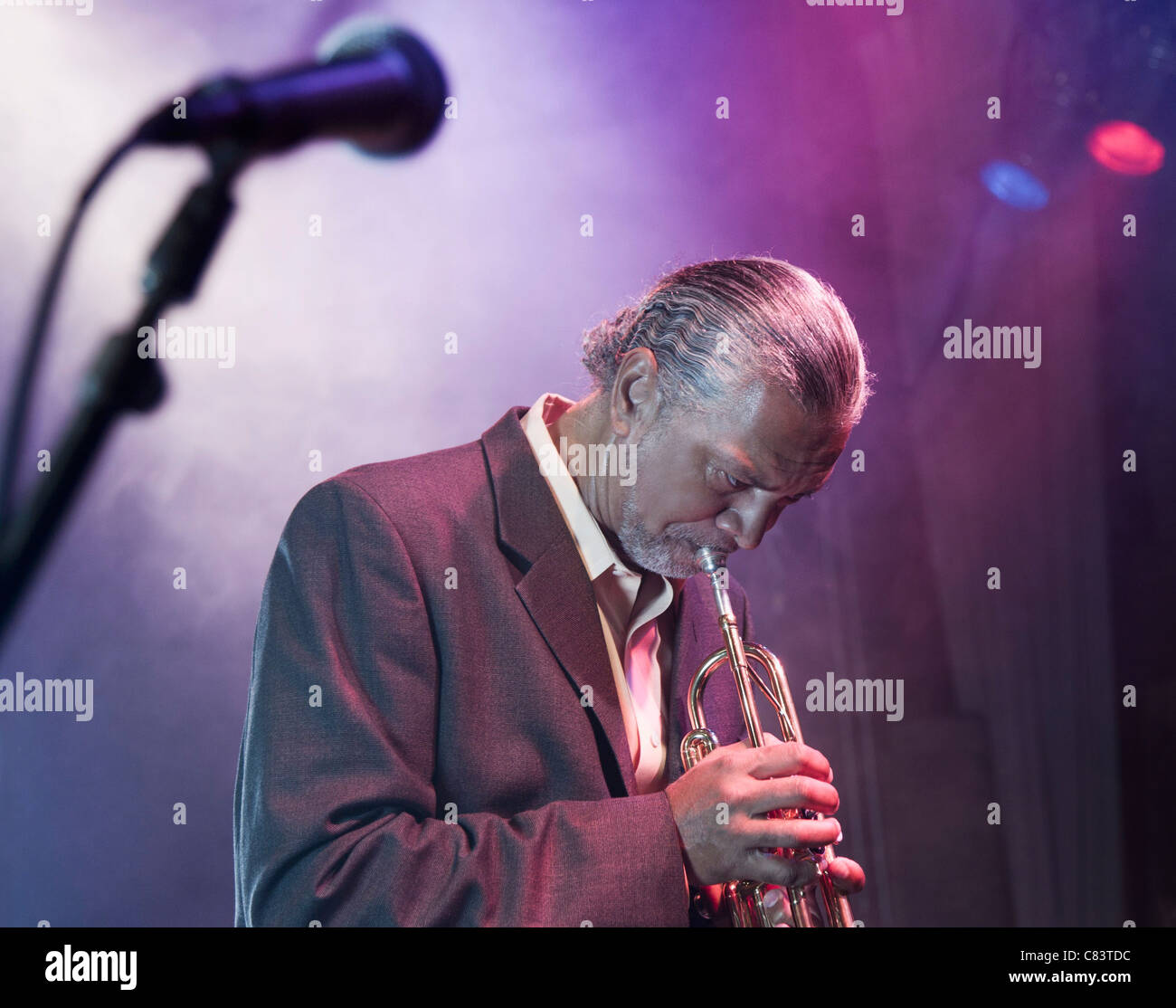 African man playing trumpet hires stock photography and images Alamy