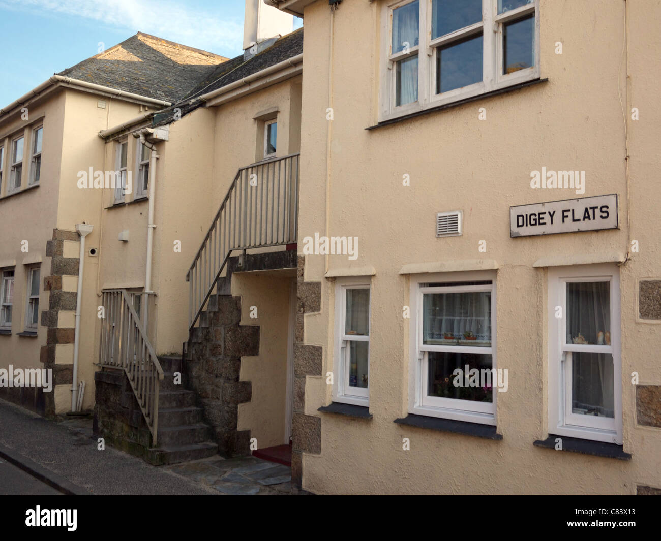 Digey Flats, St Ives, Cornwall Stock Photo Alamy