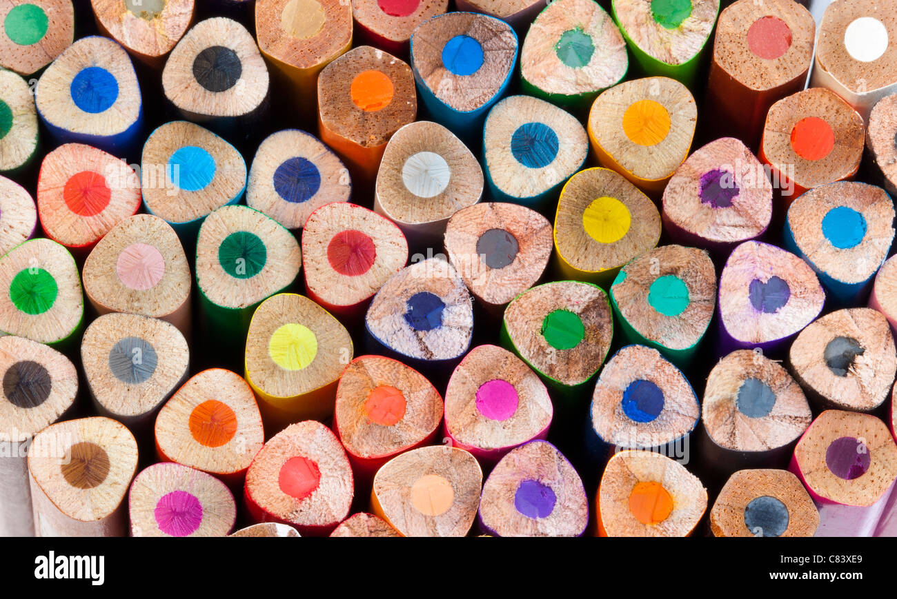 Colorful pencils Stock Photo