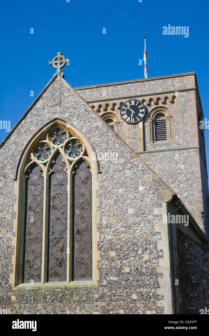 St Mary's Church, Kingsclere, Hampshire, England, UK Stock Photo