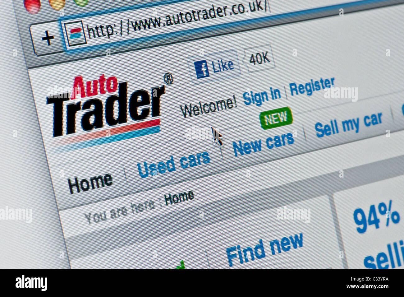 Car trader online hi-res stock photography and images - Alamy