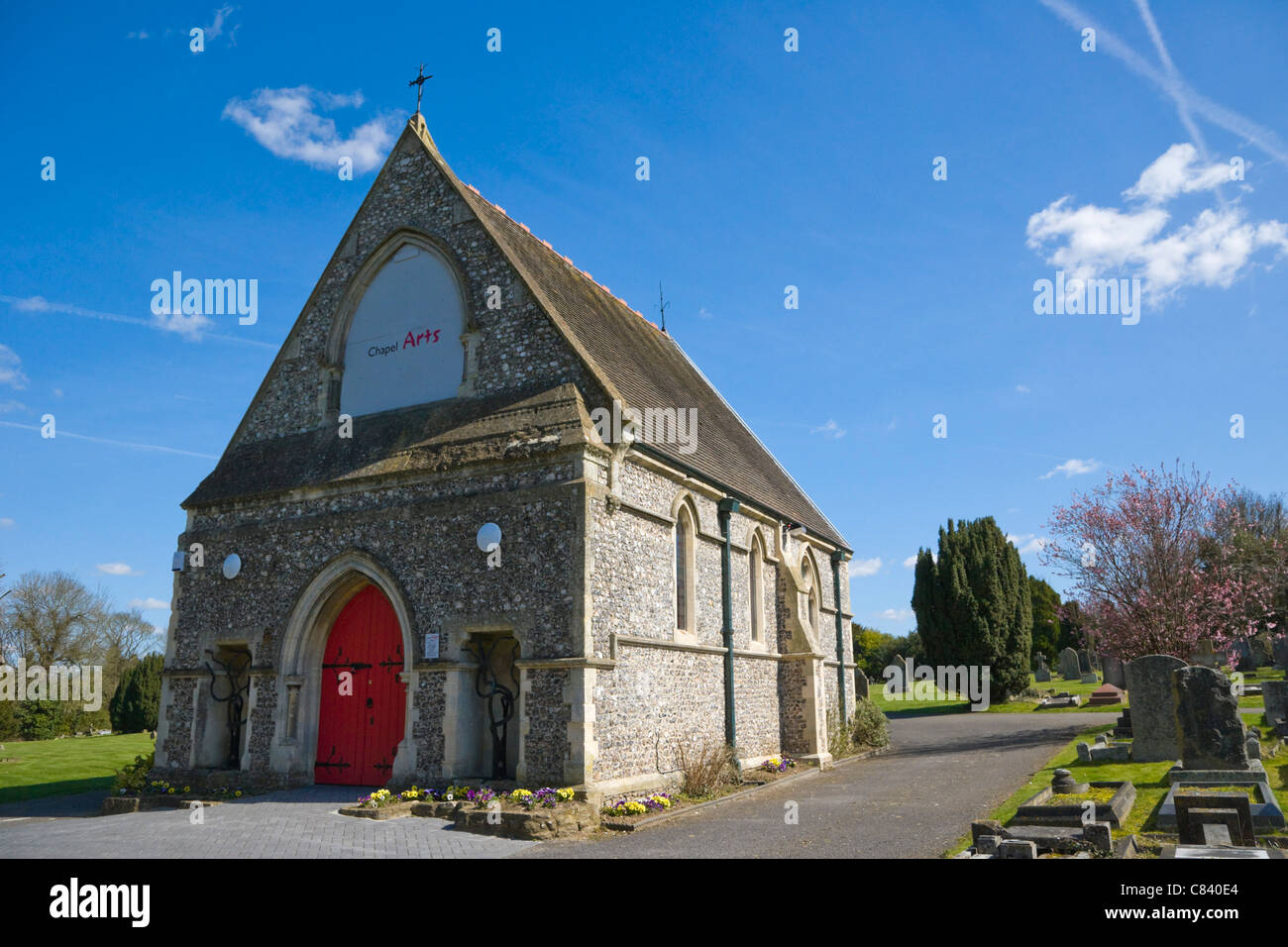 Andover Chapel, Chapel Arts, St Mary's Churchyard, Andover, Hampshire, England, UK Stock Photo
