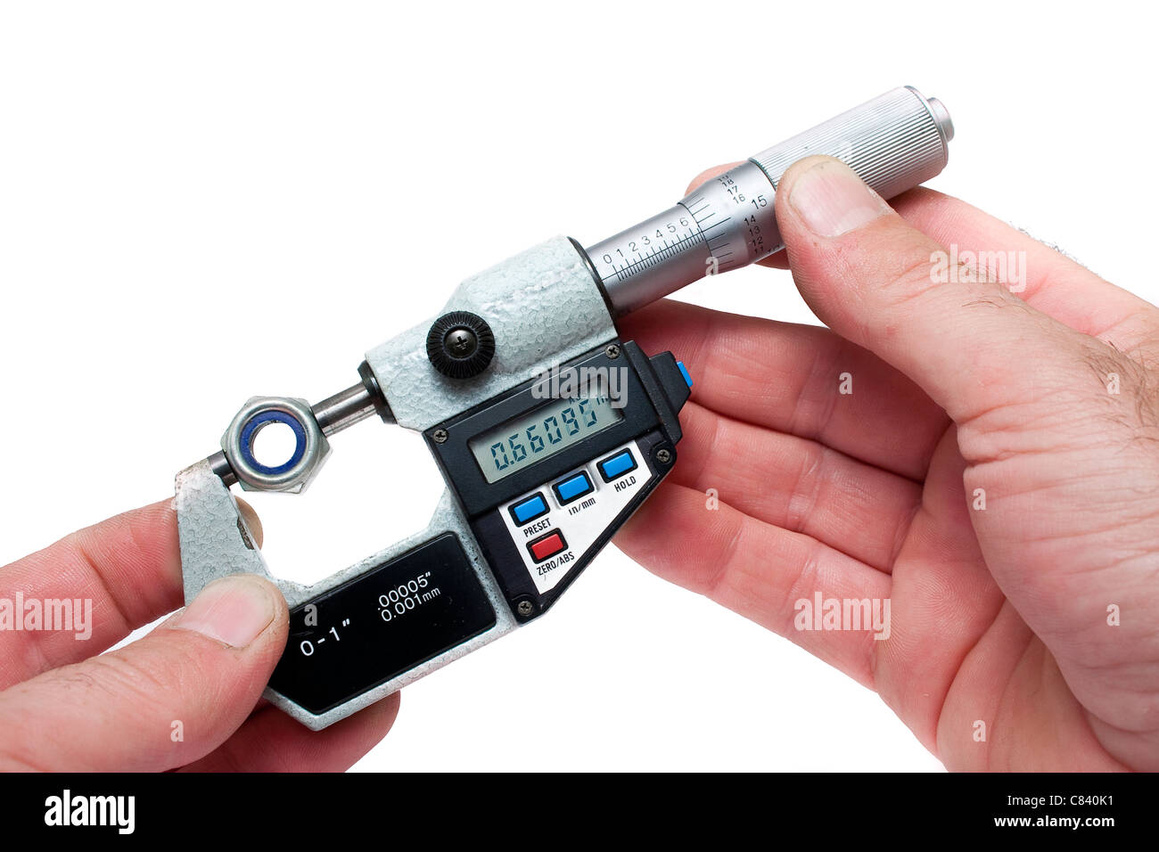 Hand micrometer instrument engineering hi-res stock photography and images  - Alamy