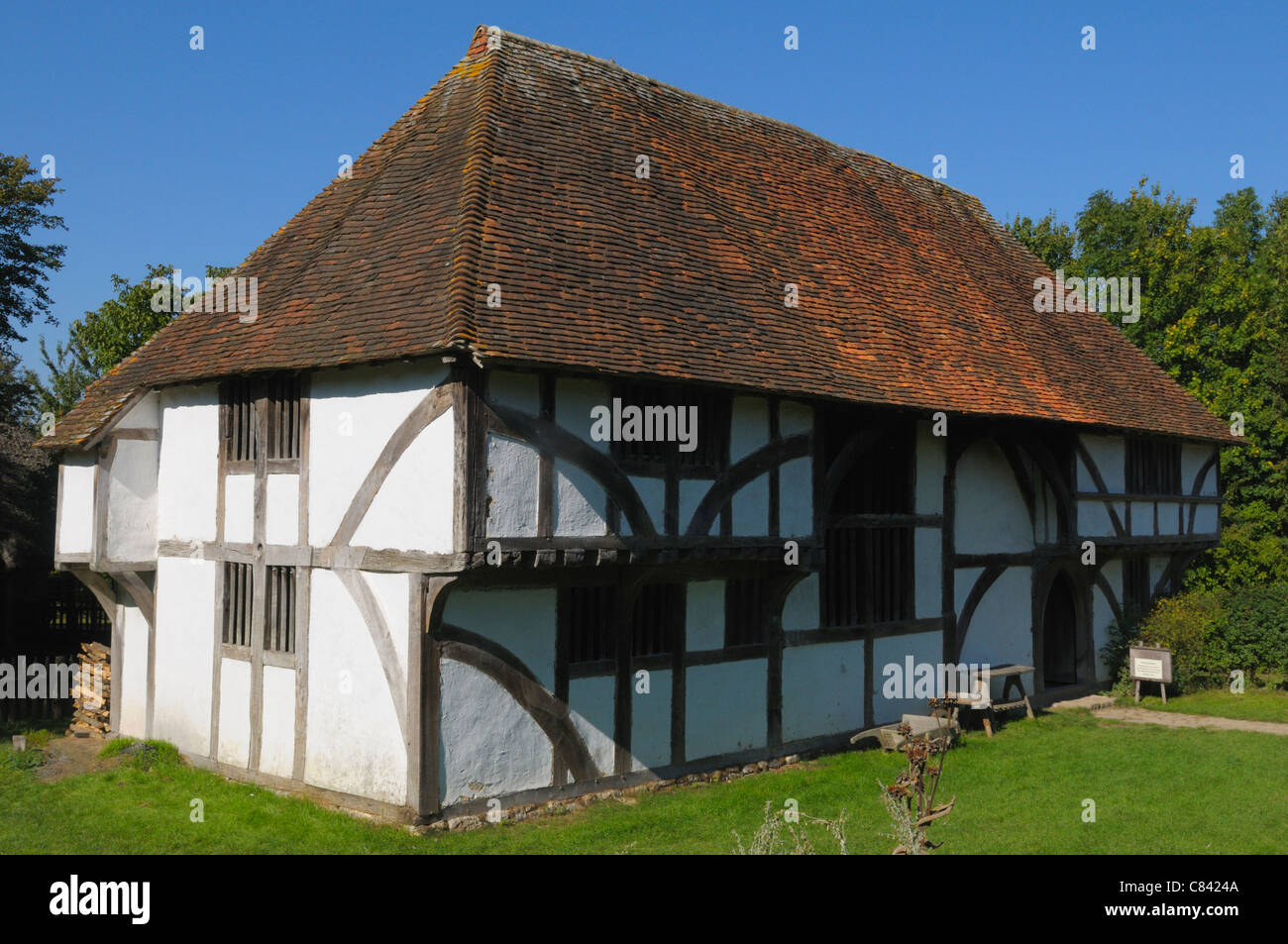 Bayleaf Farmhouse Early 15th century house 1405 to 1530 Stock Photo