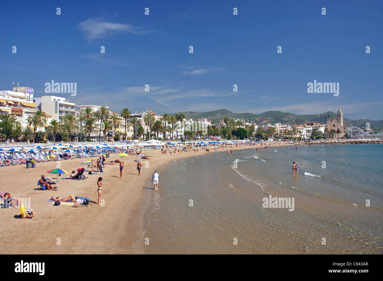 Platja De La Ribera Sitges Province Of Barcelona Catalonia Spain platja-de-la-ribera-sitges-province-of-barcelona-catalonia-spain