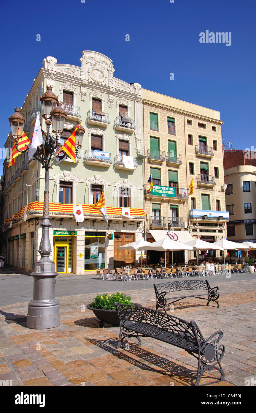 Casa Pinol, Placa Mercadal, Reus, Province of Tarragona, Catalonia, Spain Stock Photo