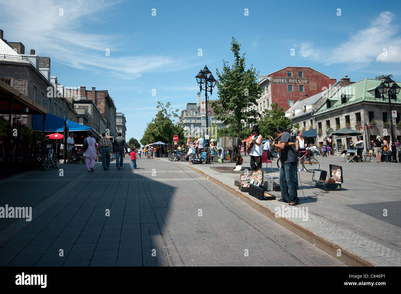 Place Jacques Cartier, Old Port, Montreal Canada Stock Photo Alamy