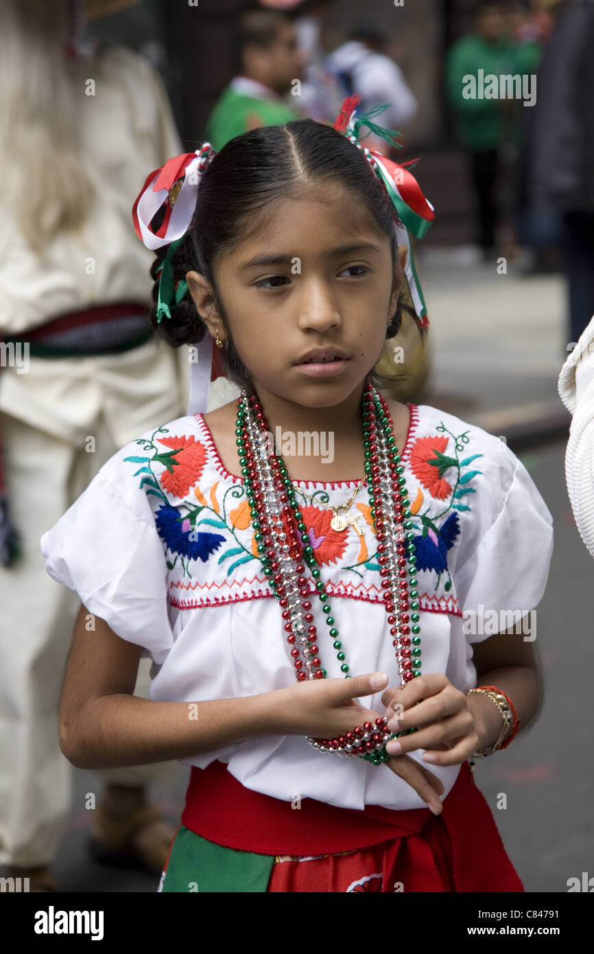 Mexican Independence Day Parade; NYC. Stock Photo