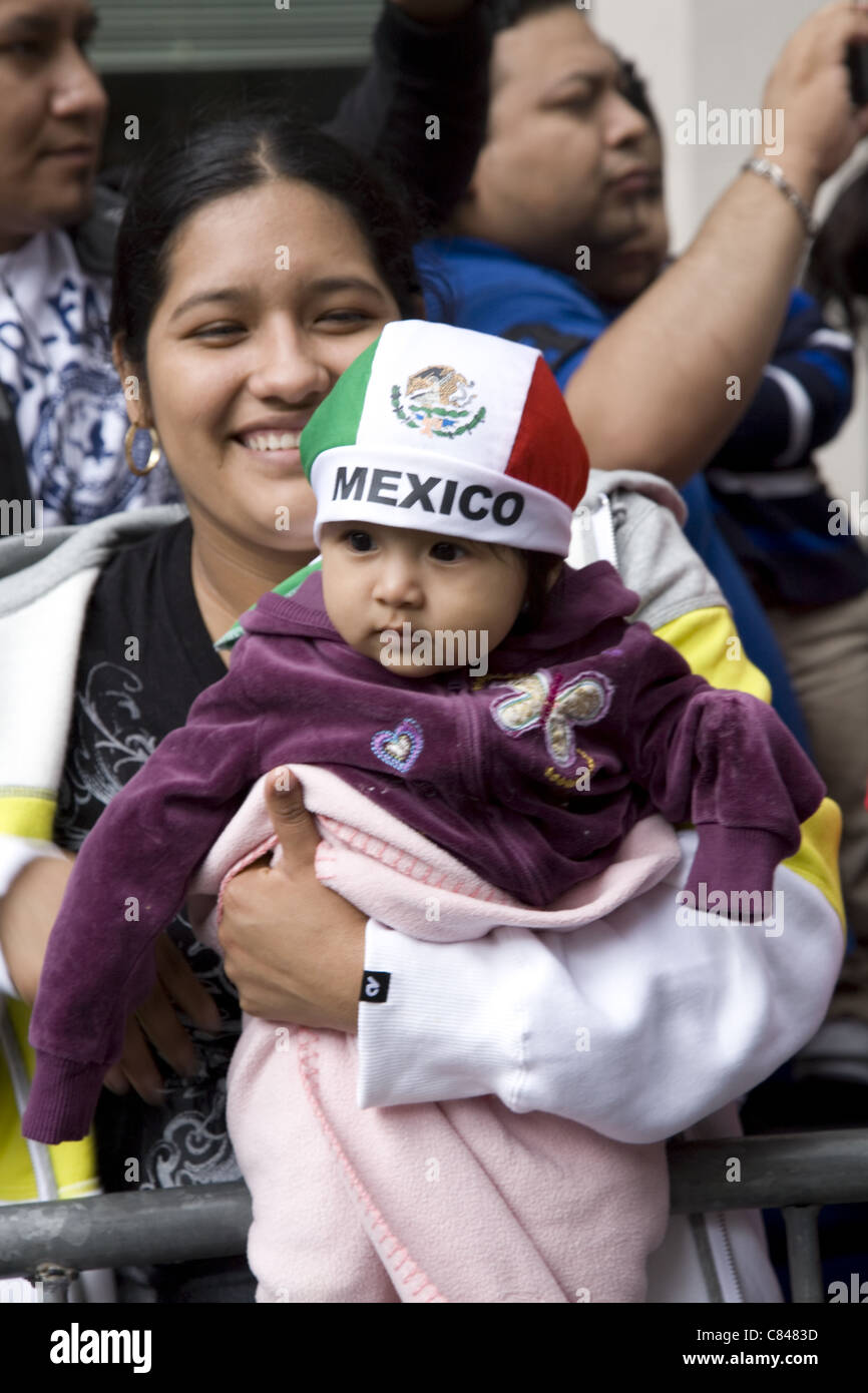 Mexican Independence Day Parade; NYC Stock Photo Alamy