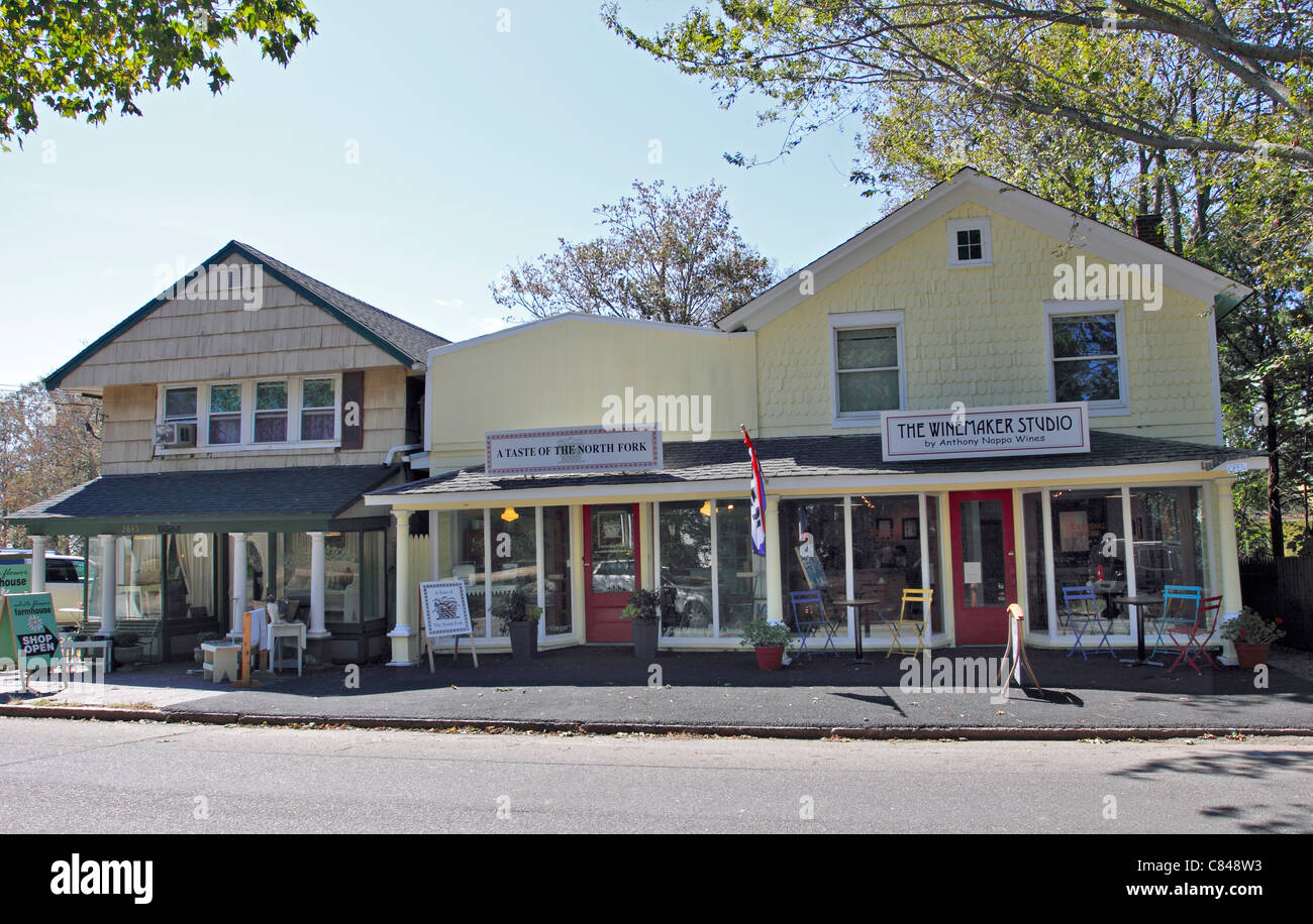 Main St. Peconic Long Island NY Stock Photo Alamy