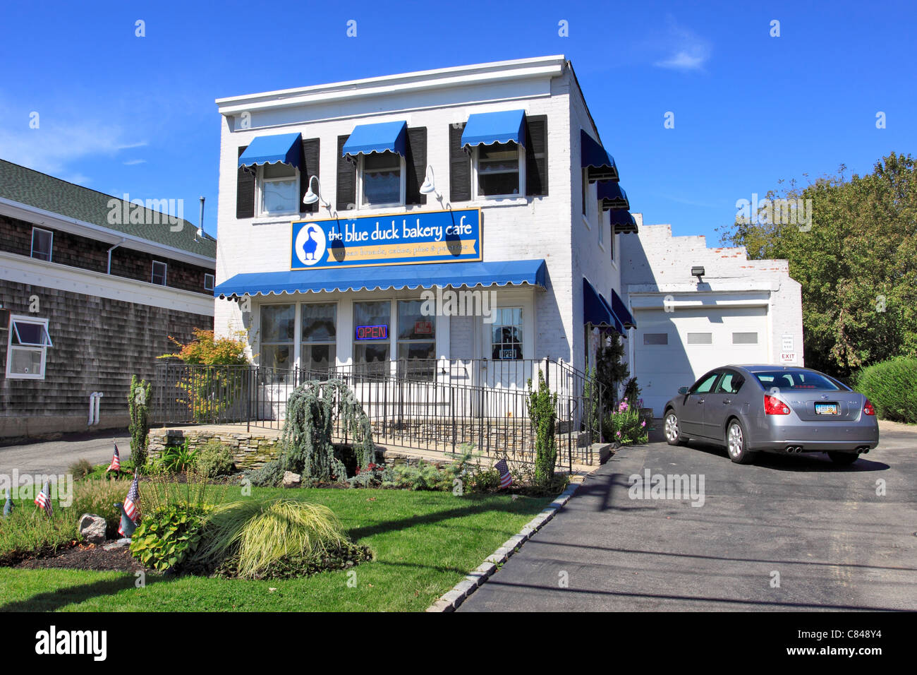 The Blue Duck Bakery and Cafe Southold Long Island NY Stock Photo Alamy