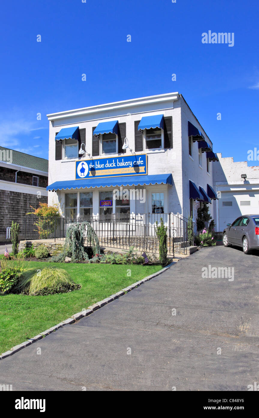 The Blue Duck Bakery and Cafe Southold Long Island NY Stock Photo Alamy