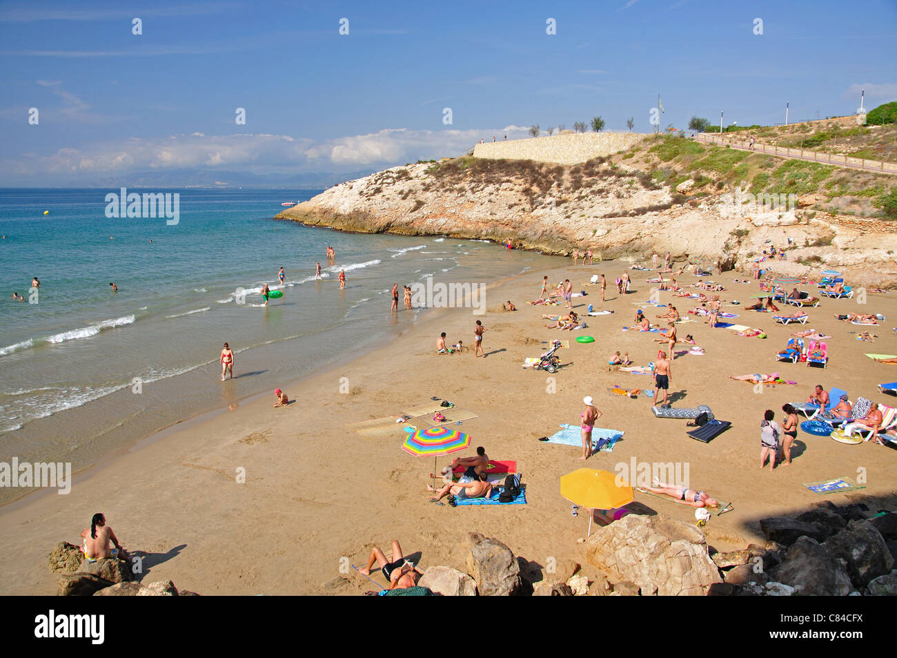 Llenguadets Beach, Salou, Costa Daurada, Province of Tarragona