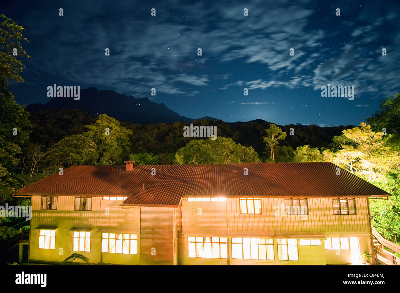 Kinabalu National Park, Malaysias highest mountain (4095m), Sabah, Borneo, Malaysia Stock Photo