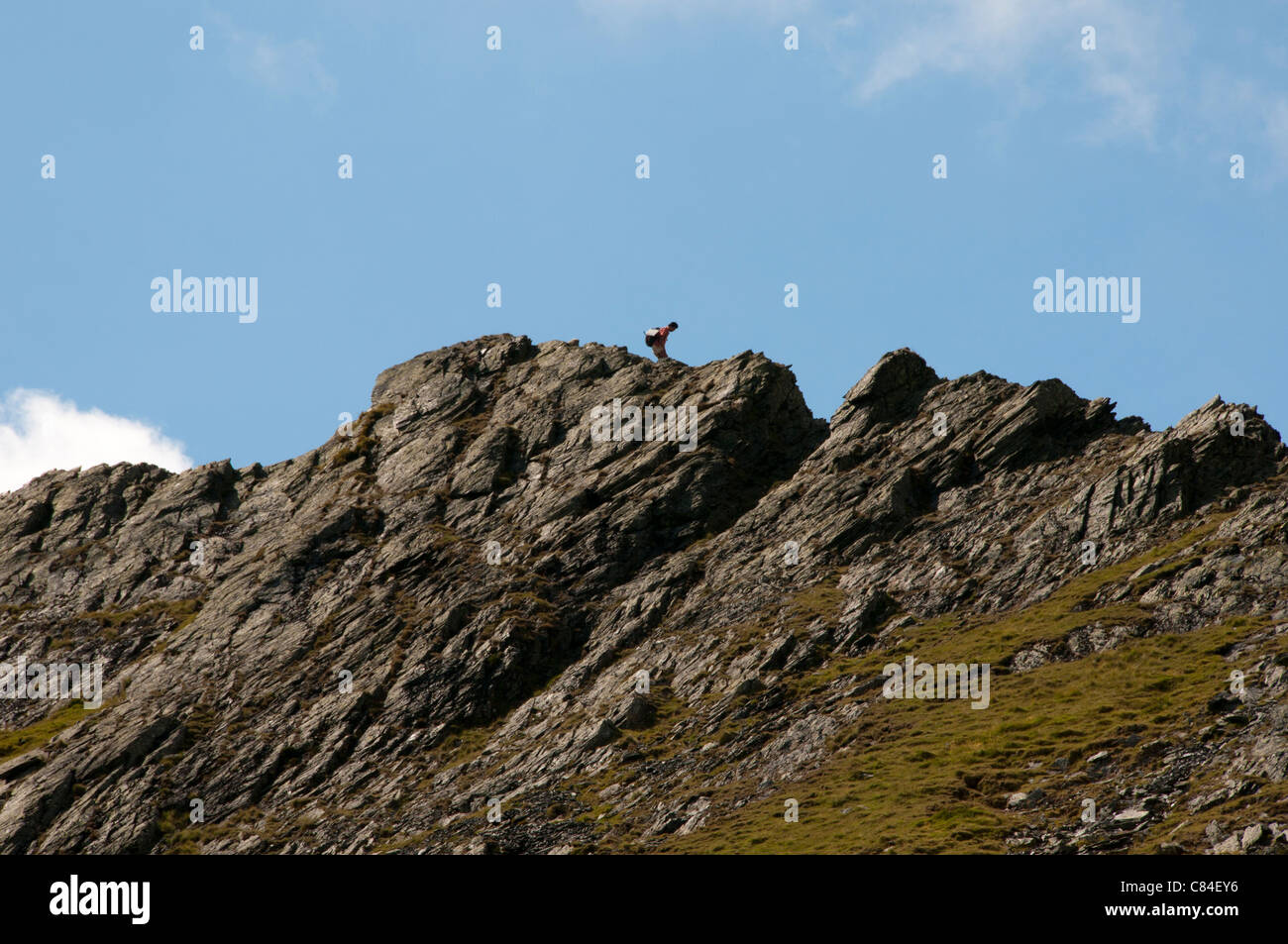 Sharp Edge Blencathra Stock Photo