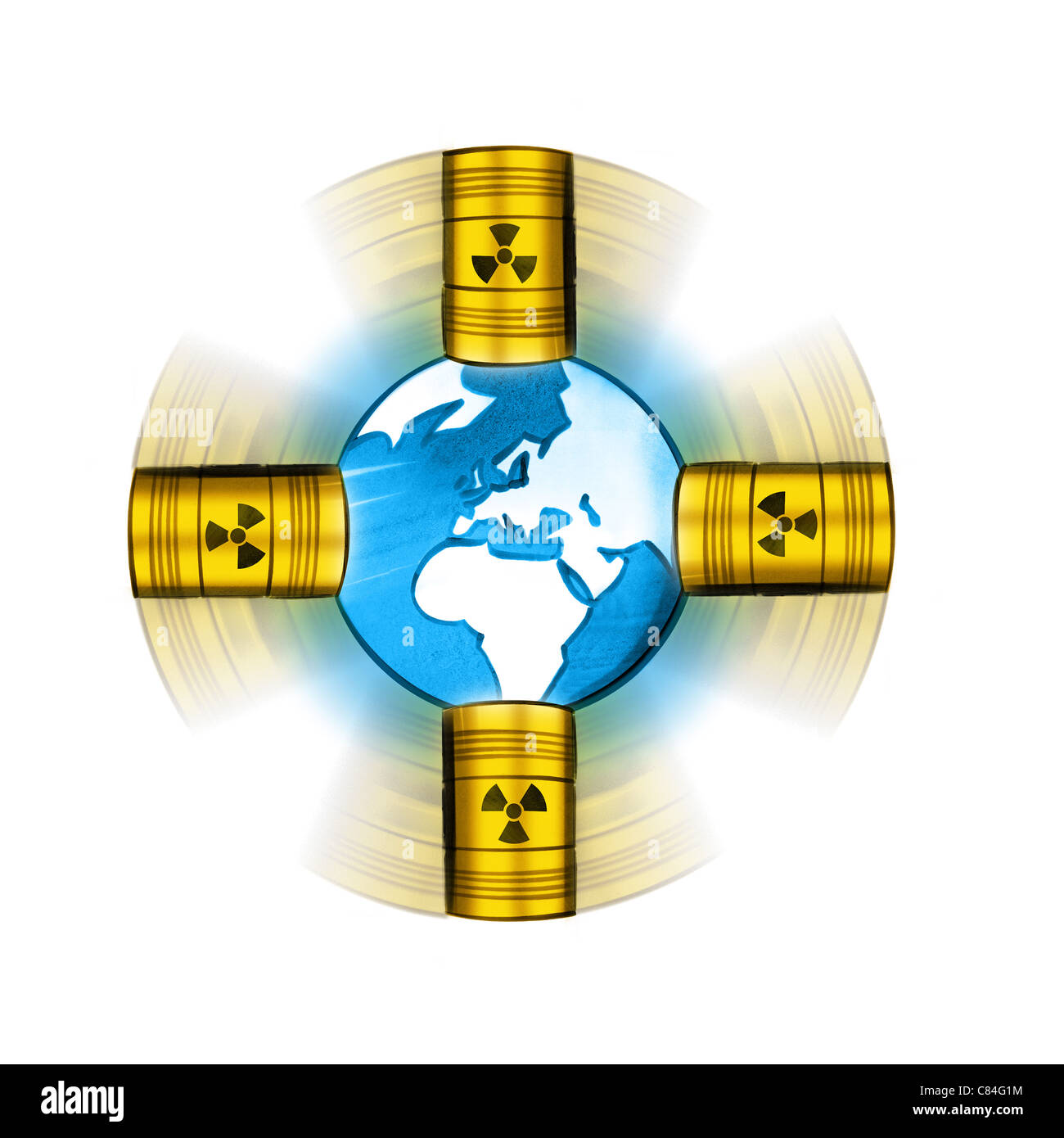 Nuclear waste drums hi-res stock photography and images - Alamy