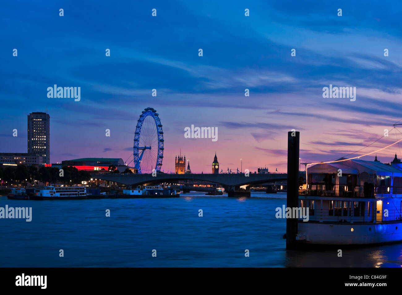 london city skyline Stock Photo