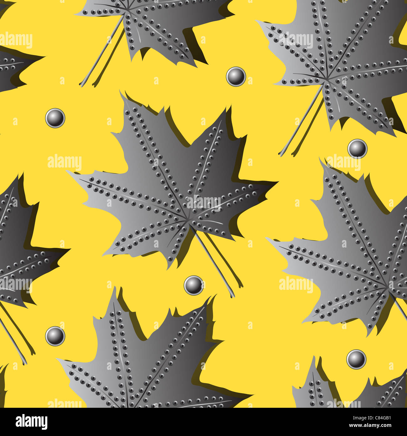 A seamless pattern with leaf,autumn leaf background Stock Photo - Alamy