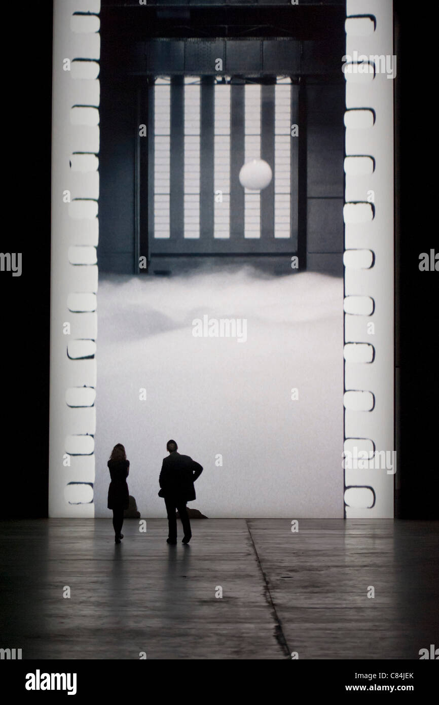 Film by Tacita Dean becomes the twelfth commission in the Unilever Series  in the Turbine Hall of the Tate Modern, London Stock Photo - Alamy