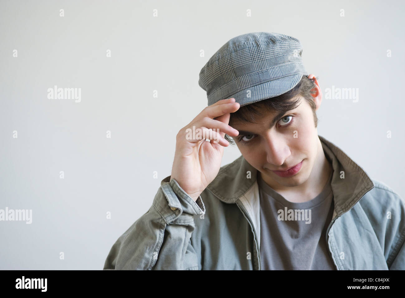 Male Tipping Hat To Camera Portrait Stock Photo Alamy Male Tipping Hat To Camera Portrait Stock Photo Alamy