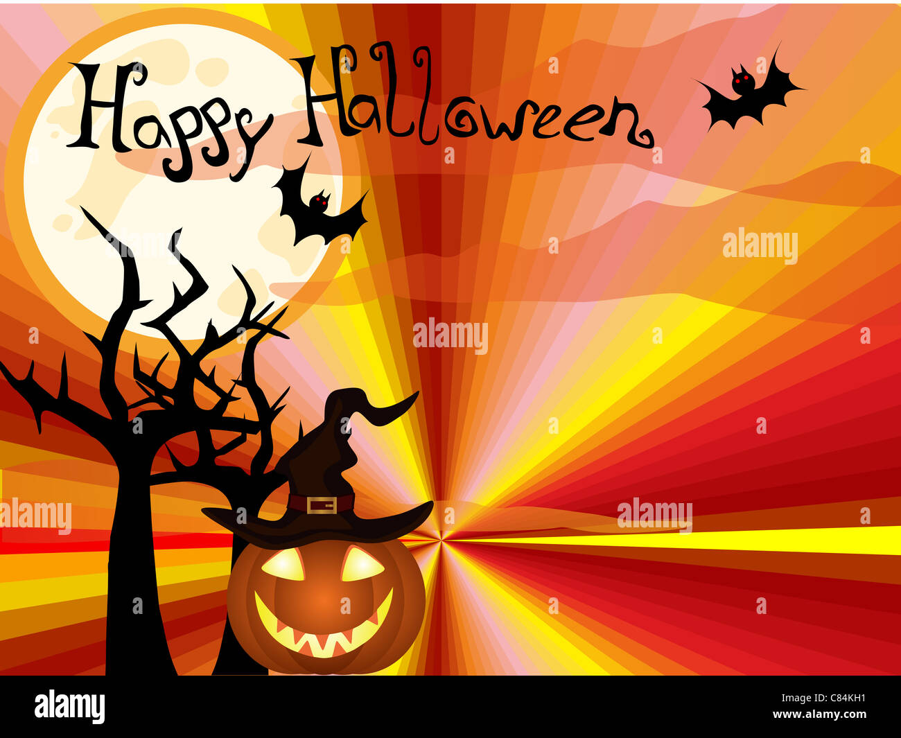 Halloween poster Stock Photo