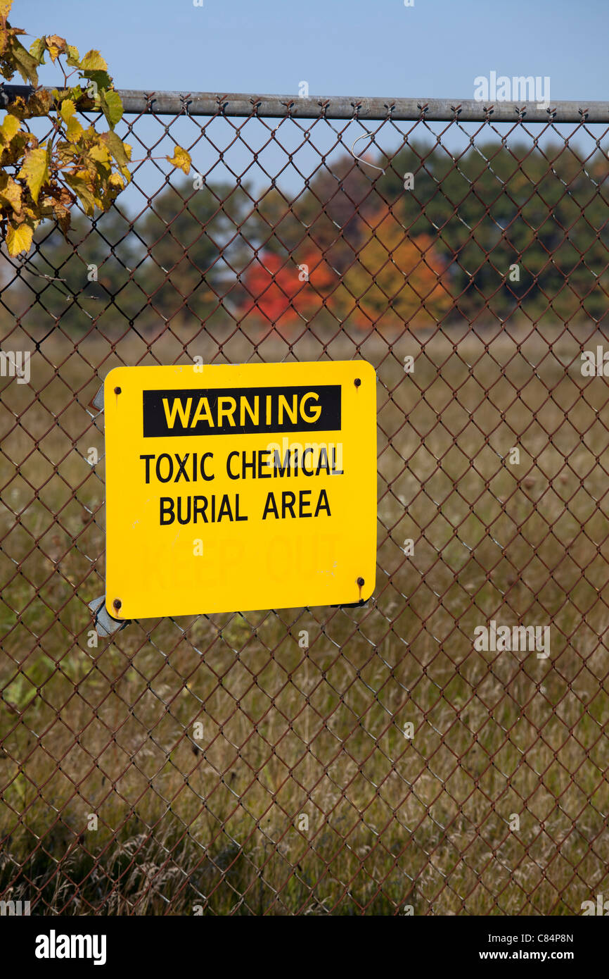 Velsicol Chemical Superfund Toxic Cleanup Site Stock Photo