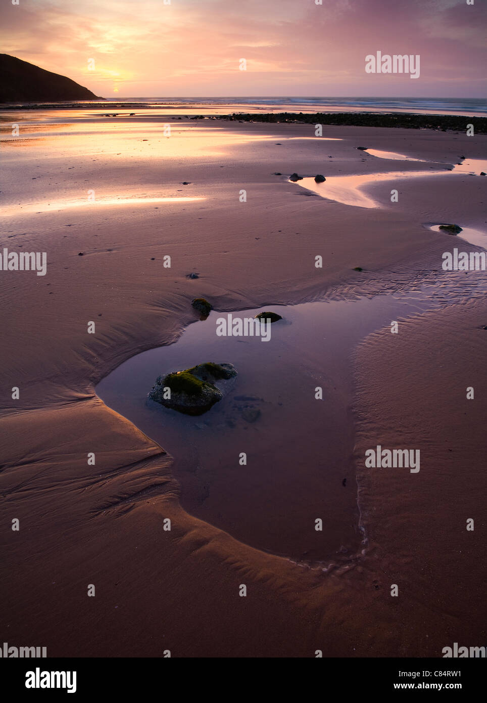 Gower Sunset Stock Photos & Gower Sunset Stock Images Alamy