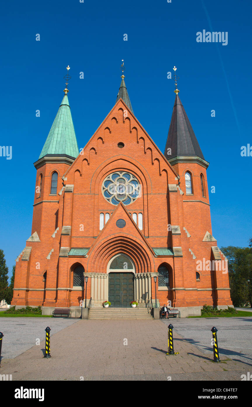 Sankt Petri kyrka the Saint Peters church Västervik city Småland province Sweden Europe Stock Photo