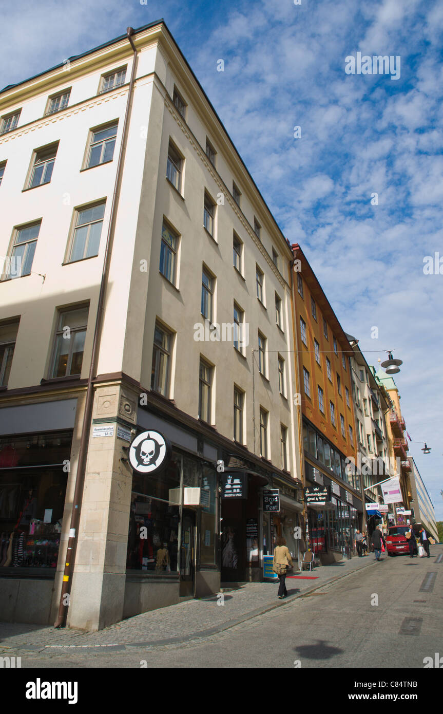 Drottninggatan street Norrmalm district central Stockholm Sweden Europe Stock Photo