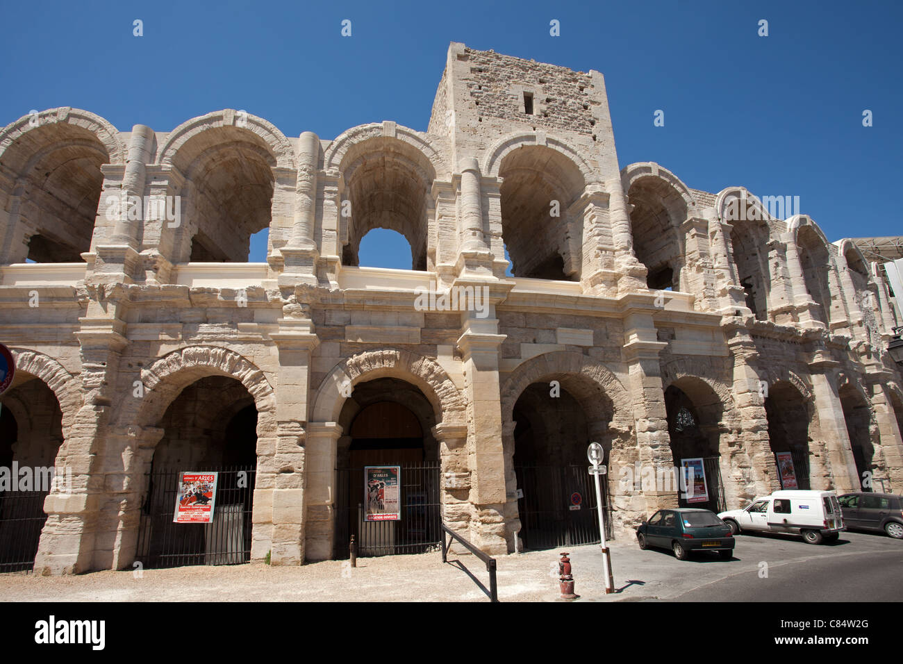 Arles: Amphitheatre (Roman Arena) Stock Photo