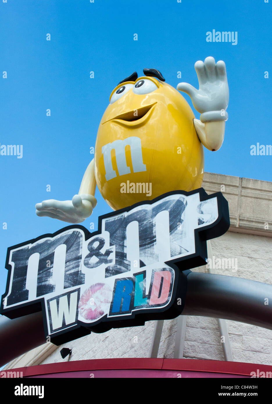 SIGN FOR M&M WORLD ORLANDO FLORIDA Stock Photo Alamy