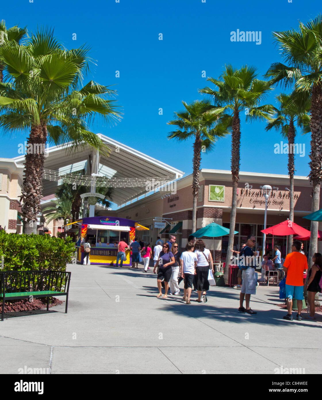 Shopping mall Orlando Florida USA United States Stock Photo - Alamy